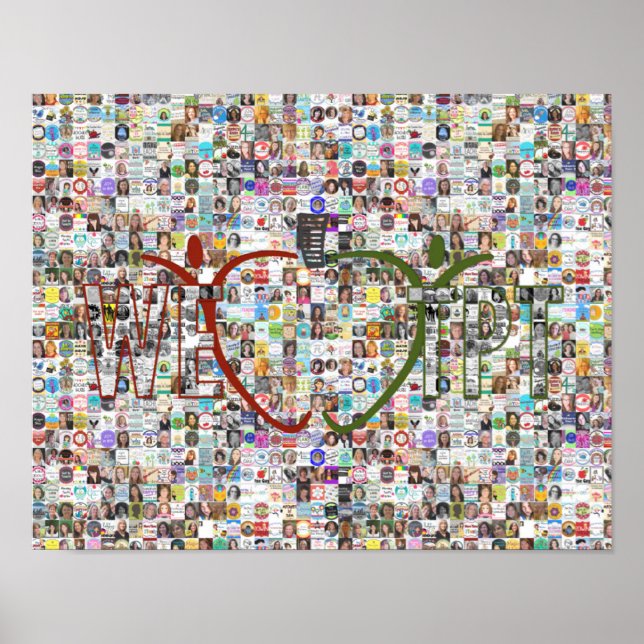 Poster We Love TpT : Collage de vendeurs (Devant)
