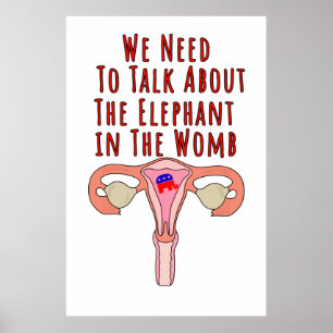 Poster We Need to Talk About The Elephant In The Womb
