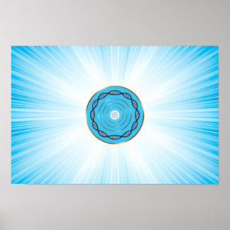 Poster Wealth and happiness manifestation art for