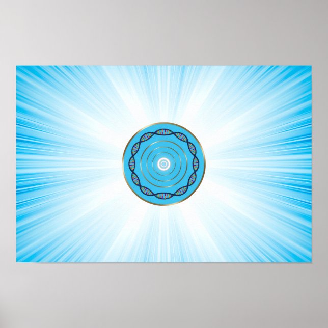 Poster Wealth and happiness manifestation art for (Devant)