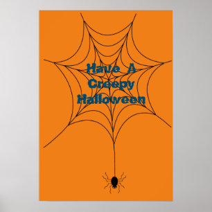Poster web d'Halloween