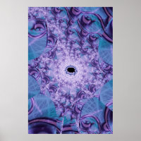 Web | Violet et bleu Fractal Art
