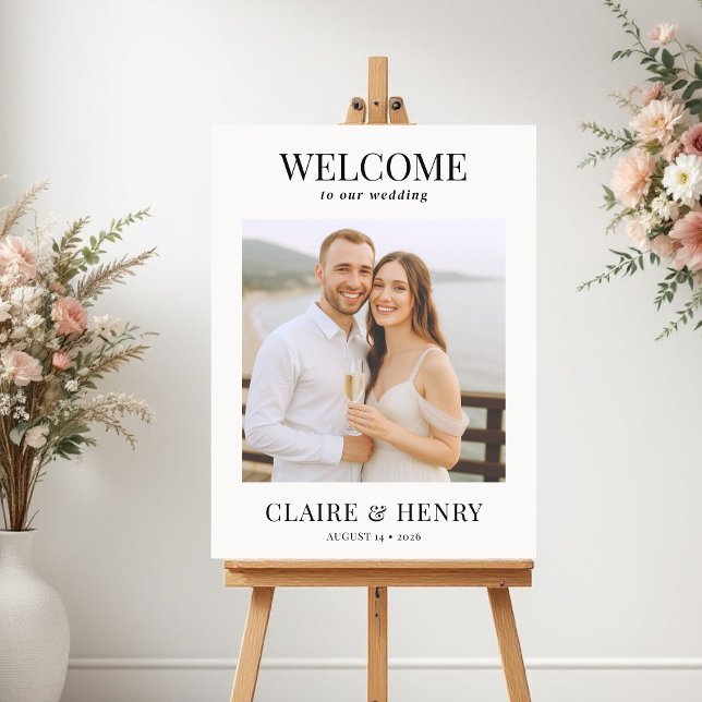 Poster Wedding Photo Welcome Sign (Créateur téléchargé)
