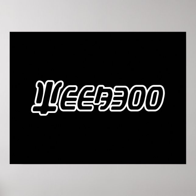 POSTER WEEBOO (Devant)