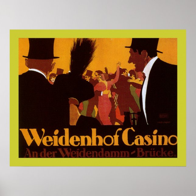 Poster Weidenhof Casino (Devant)
