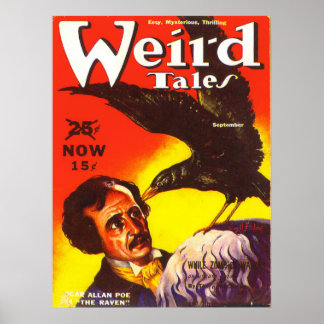 Poster WEIRD TALES Cool Magazine Pulp Vintage Couverture