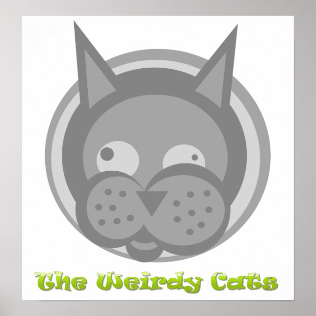 Poster Weirdy Cats (Devant)
