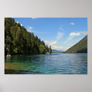 Poster Weissensee, Autriche