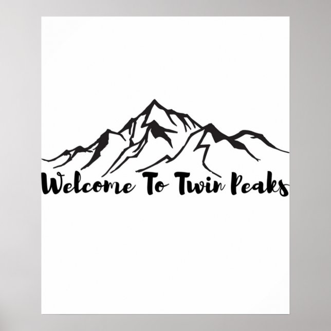 Poster Welcome to twin peaks (Devant)