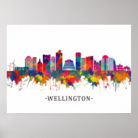 Wellington New Zealand Skyline