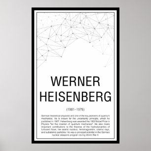 Poster Werner Heisenberg