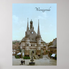Poster Wernigerode (Allemagne) (vers 1900)