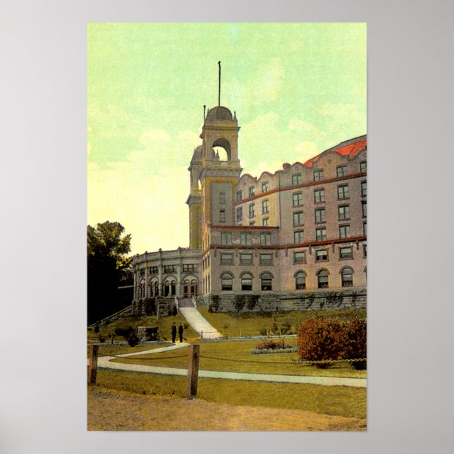 Poster West Baden, Indiana West Baden Springs Resort (Devant)