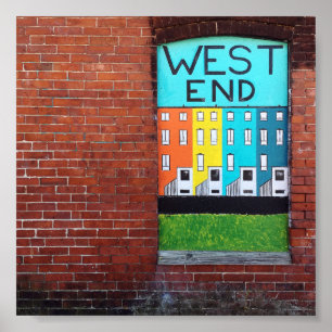 Poster west end city wall art