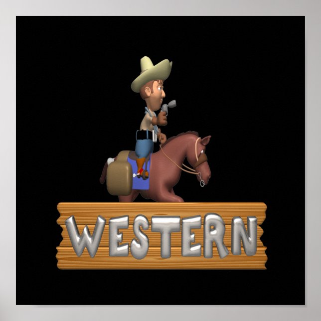 Poster Western (Devant)