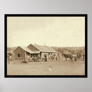 Poster Western Ranch House SD 1888