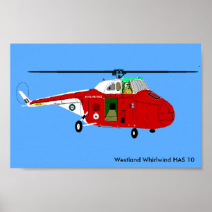 Poster Westland Whirlwind A 10
