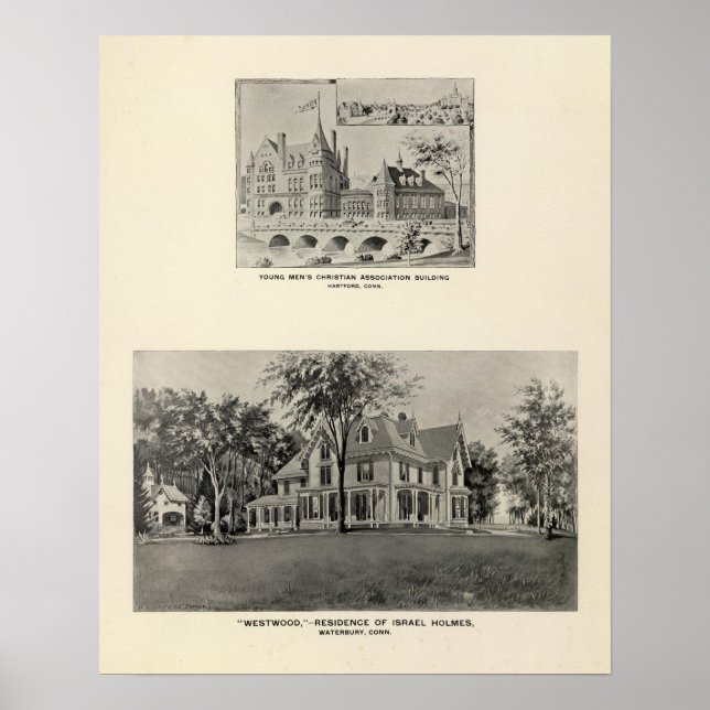 Poster Westwood, YMCA, Hartford (Devant)