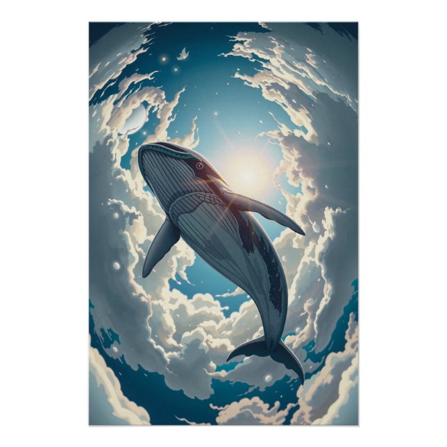Poster Whale of the Celestial Tides (Devant)