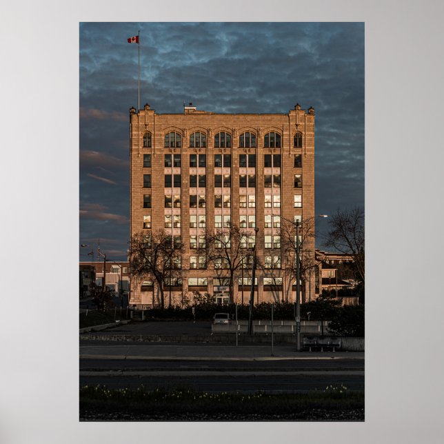 Poster Whalen Building No 2 Color Version (Devant)