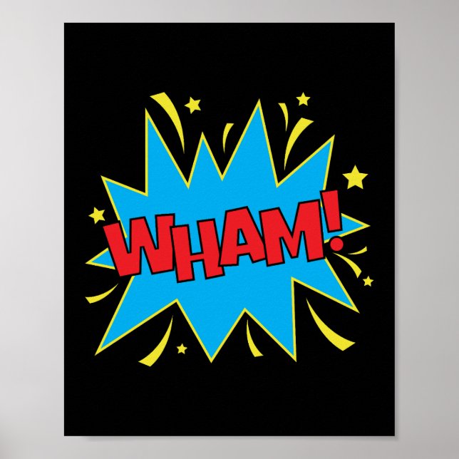 Poster Wham ! Impact comique sur les pop-arts (Devant)