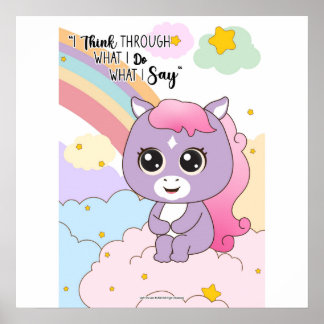 Poster what I do What I say wall art