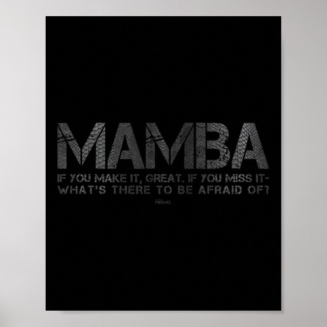 Poster What's There To Be Afraid Of_ Basketball Court Mot (Devant)