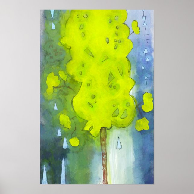 Poster Whee, un arbre (Devant)