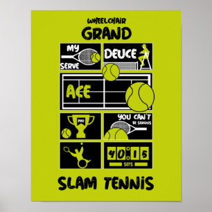 Poster Wheelchair Tennis Players  