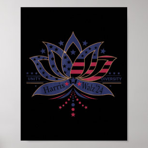Poster Wheimer 2024 Election Kamala Harris Tim Waltz 2024