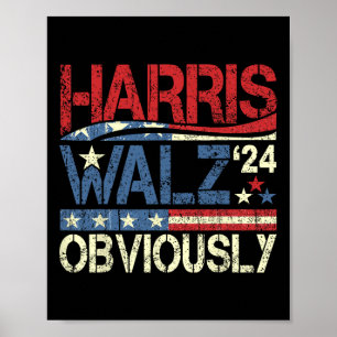 Poster Wheimer Évidemment ! Harris Waltz 2024 Election 2