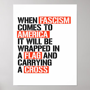 Poster When Fascism comes to America