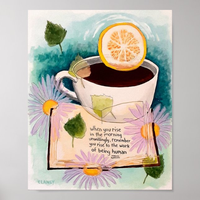 Poster When You Rise Unwillingly print (Devant)