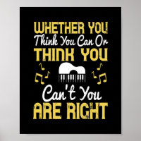 Whether You Think You Can Or Think You Can'T