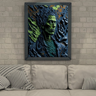 Poster Whimsical Artistic 3D Impressionnant peinture uniq