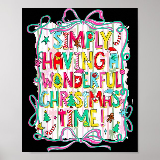 Poster Whimsical Christmas Quote For Holiday Lovers  (Devant)