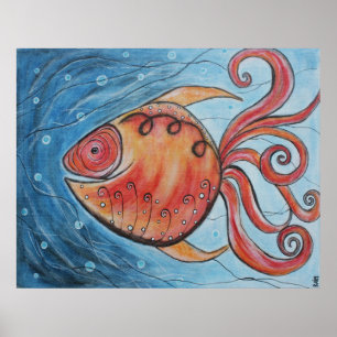 Poster Whimsy Fish II
