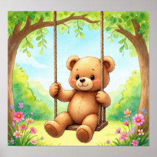 Poster WhimsyTeddyBear