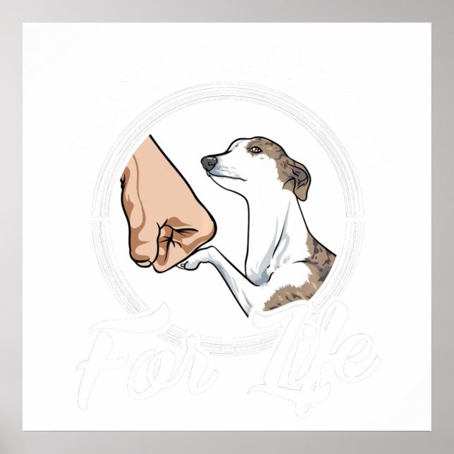 Poster Whippet Lover Toxits Whippet Lovers Sweat (Devant)