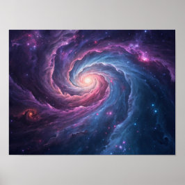 Poster Whirlpool cosmique : Une nébuleuse d'étoiles
