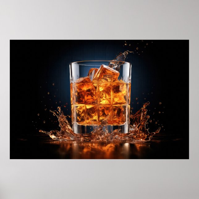 Poster Whiskey Sur Les Rochers (Devant)