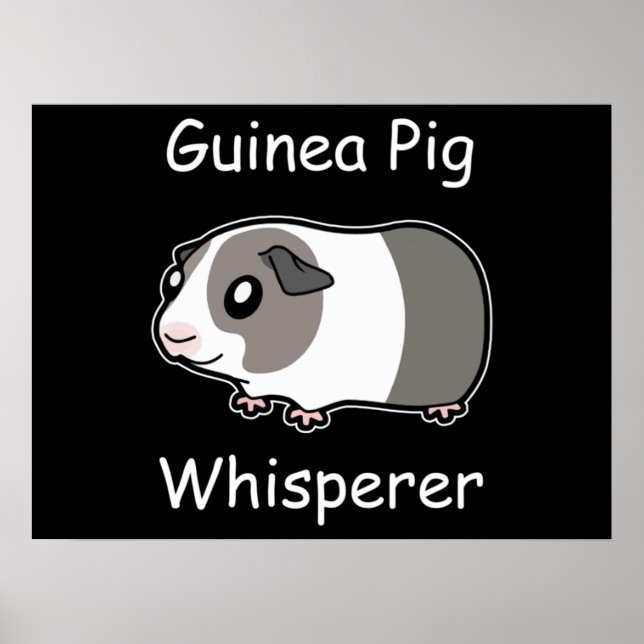 Poster Whisperer de porc de Guinée (Devant)