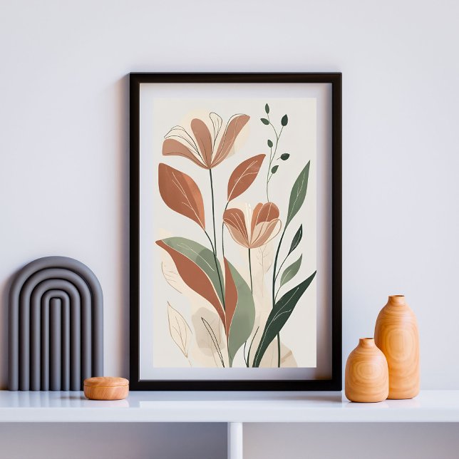 Poster Whispering Feuilles (Créateur téléchargé)