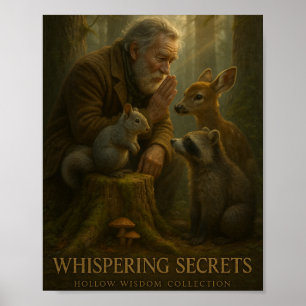 Poster "Whispering Secrets" - Collection de sagesse Hollo