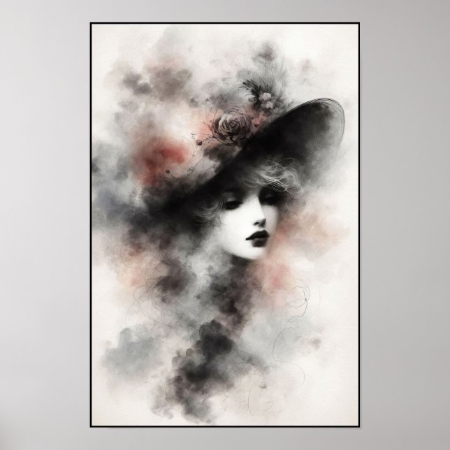 Poster Whispers D'Une Élégance Vintage (Devant)