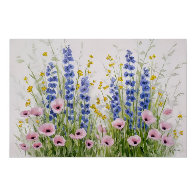 Poster Whispers Fleur sauvage (Devant)