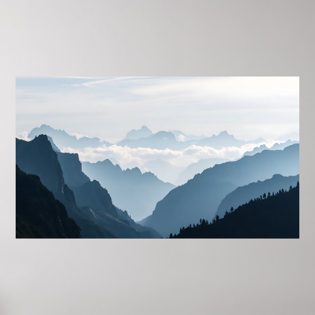 Poster Whispers of the Fogbound Peaks (Devant)