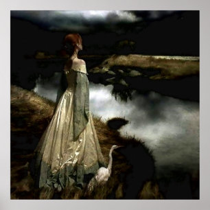 Poster "Whispers on the Wind" par Edward Robert Hughes