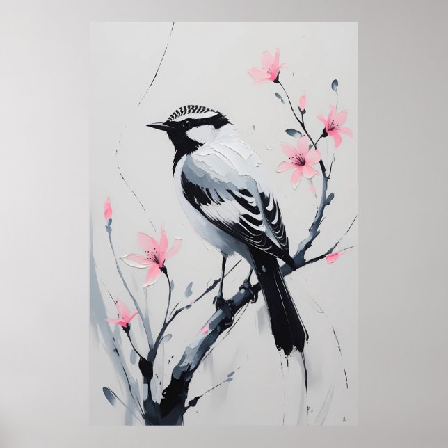 Poster Whispers sur la branche (Devant)