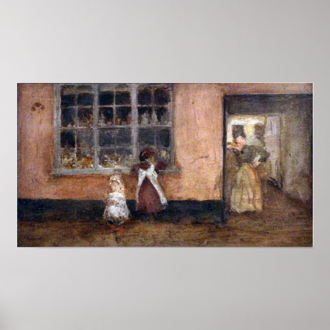 Poster Whistler - A Chelsea Shop 1894 (Devant)